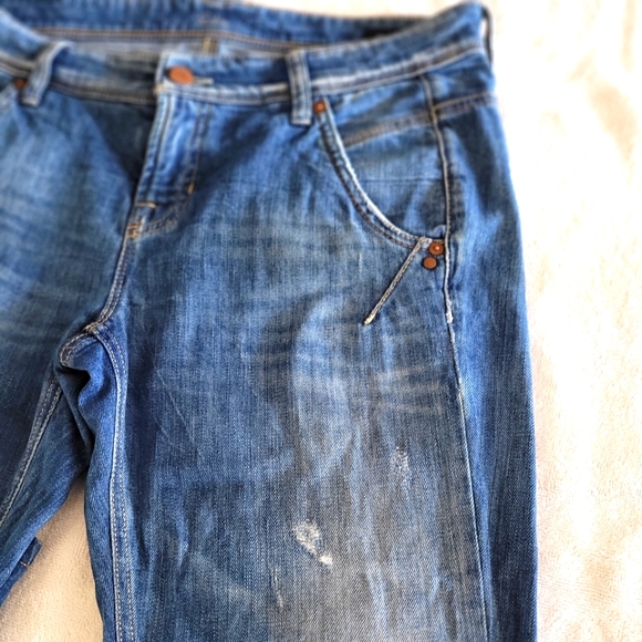 CAMBIO denim jeans skinny pacific scratch 28 - Picture 5 of 14